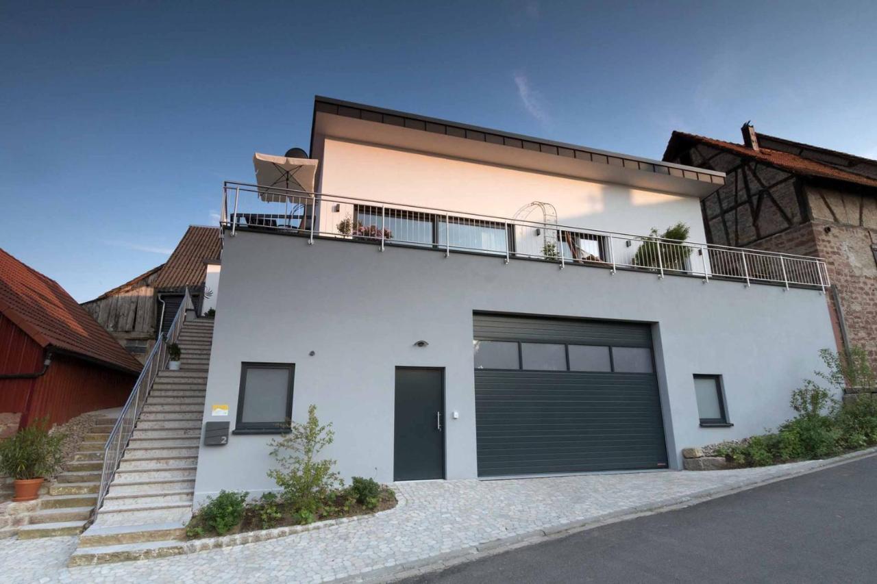Апартаменты Penthouse Tauberblick Таубербишофсхайм Экстерьер фото