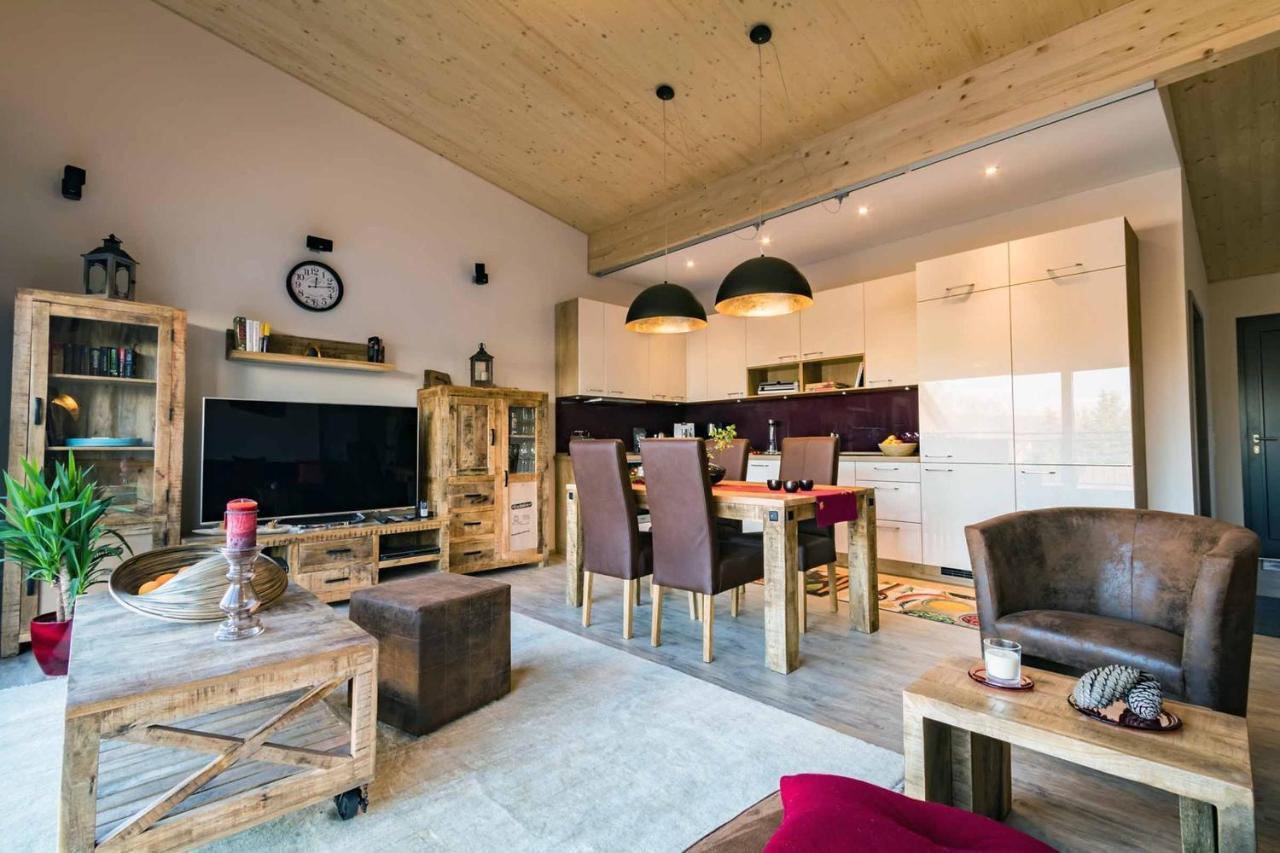 Апартаменты Penthouse Tauberblick Таубербишофсхайм Экстерьер фото