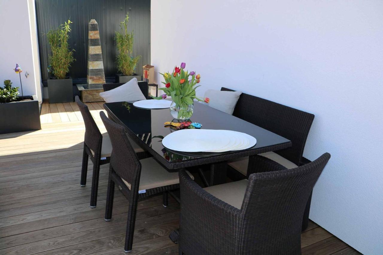 Апартаменты Penthouse Tauberblick Таубербишофсхайм Экстерьер фото